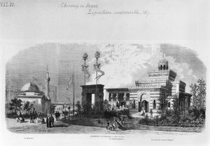 De udenlandske og østlige dele af Verdensudstillingen på Champ-de-Mars i Paris, juni 1867