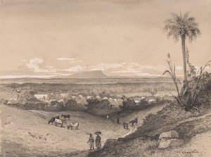 Landsbyen Arima og Tamana-bjerget