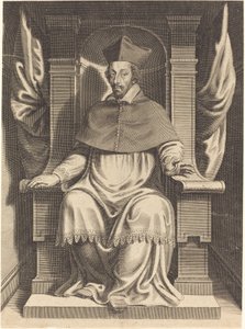 Armand Jean du Plessis, kardinal Richelieu af Michel Lasne