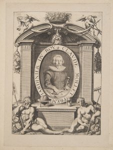 Claude Mollet, første gartner af Roy, fra Theatre des Plans et Jardinages, pub.1652 (gravering)