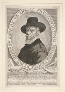 Francois Quesnel (1543-1619), i en alder af 73 af Michel Lasne
