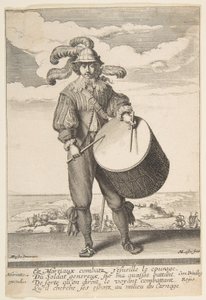 Trommeslageren, 1620-1667. af Michel Lasne