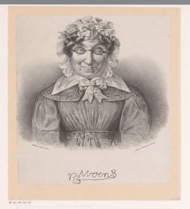 Portræt af Petronella Moens