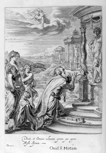 Oeneus, konge af Calydon, efter at have forsømt Diana i et offer straffes for sin ugudelighed, 1655