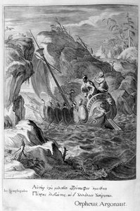 Argonauterne passerer Symplegaderne, 1655