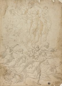 Bueskytter, der skyder mod en Herm, Bacchus
