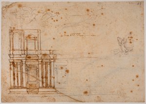 Arkitektoniske studier og poetiske fragmenter af Michelangelo Buonarroti