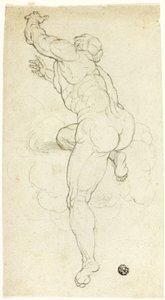 Stigende nøgen mand af Michelangelo Buonarroti