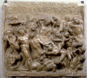 Kentaurer kamp af Michelangelo Buonarroti
