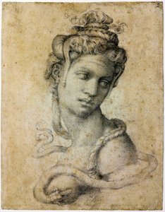 Cleopatra, ca. 1535 af Michelangelo Buonarroti