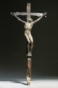 Korsfæstelsesgruppe af Kristus, den gode tyv og den dårlige tyv af Michelangelo Buonarroti