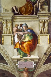 Delphic Sibylle af Michelangelo Buonarroti