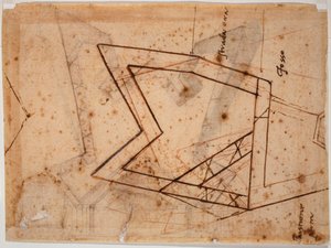 Plan for berigelse af Michelangelo Buonarroti