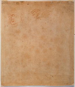 Hovedstudie til den sixtinske Jonas af Michelangelo Buonarroti
