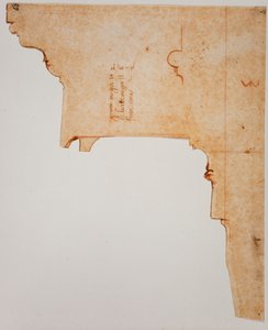 Profil af entablatur af Michelangelo Buonarroti