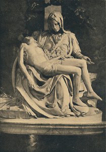 Roma - St. Peters basilika. Pieta af Michelangelo, 1910 af Michelangelo Buonarroti
