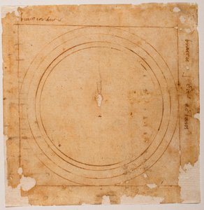 Skitser til kuplen på Santa Maria del Fiore af Michelangelo Buonarroti