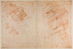 Studier af romerske monumenter af Michelangelo Buonarroti