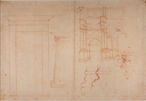 Studier af romerske monumenter af Michelangelo Buonarroti