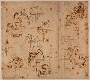 Studier af befæstninger til en port af Michelangelo Buonarroti