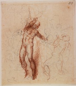 Studie for en Kristus i Limbo af Michelangelo Buonarroti