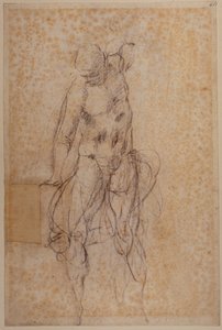 Studie for en opstanden Kristus af Michelangelo Buonarroti