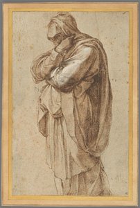 Studie af en sørgende kvinde af Michelangelo Buonarroti