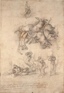 Phaetons fald af Michelangelo Buonarroti
