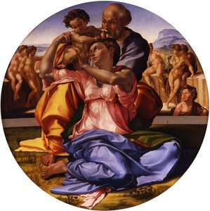 Den hellige familie Doni Tondo af Michelangelo Buonarroti