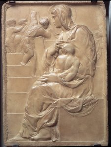 Madonnaen på trappen af Michelangelo Buonarroti