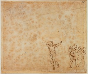 Tre nøgenbilleder af Michelangelo Buonarroti