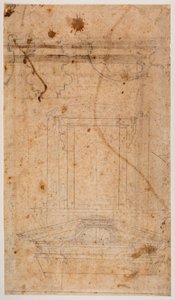 Væggrav og delvis kirkeplan af Michelangelo Buonarroti