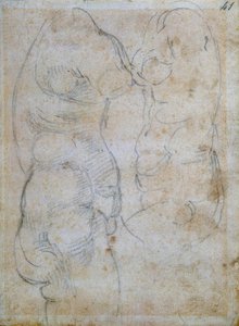 To undersøgelser baseret på en gammel kvindes torso af Michelangelo Buonarroti