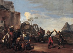 Bamboccio barnlighed, første tredjedel af det 17. århundrede.
