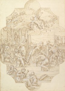 Sankt Anastasias martyrium, 1721. af Michelangelo Cerruti