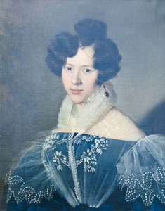 Portræt af en ung kvinde af Michelangelo Grigoletti