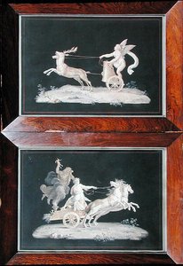 To af et sæt på seks allegoriske scener (gouache) (se også 228136)
