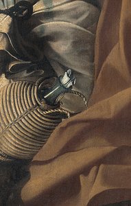 Detalje af resten på flugten til Egypten, ca. 1603 (olie på lærred) af Michelangelo Merisi da Caravaggio