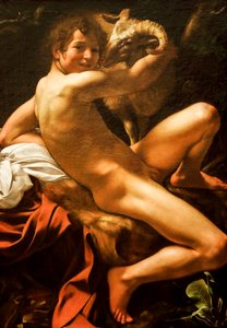 Sankt Johannes Døberen af Michelangelo Merisi da Caravaggio