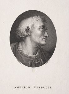 Portræt af Amerigo Vespucci af Michele Bisi