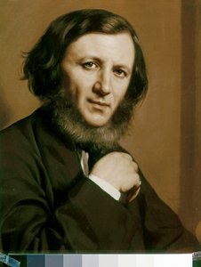Robert BROWNING, portrætdetalje