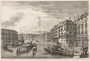 Udsigt over Venedig: Canal Grande, 1741. af Michele Marieschi