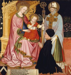 Madonna og barn med donoren, Pietro de