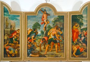 Den hellige Philips martyrium (olie på lærred)