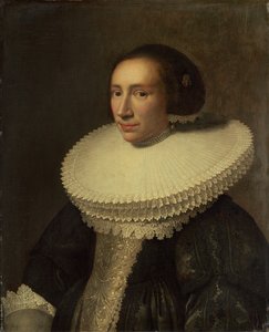 Portræt af en Dame med en Ruff, 1638.
