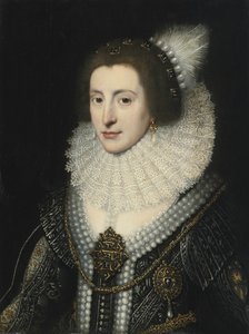 Elizabeth Stuart 1596-1662, dronning af Bøhmen, ca 1642