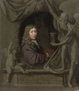 Selvportræt af Michiel van Musscher