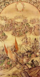 Garcia de Holguin besætter Quanhtemoc af Miguel Gonzalez