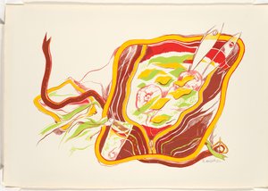 Række af Miguel Ángel Cárdenas (signed by artist)