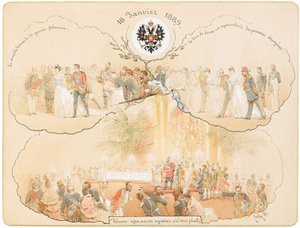 Et bal i den heraldiske sal i vinterpaladset, 1889